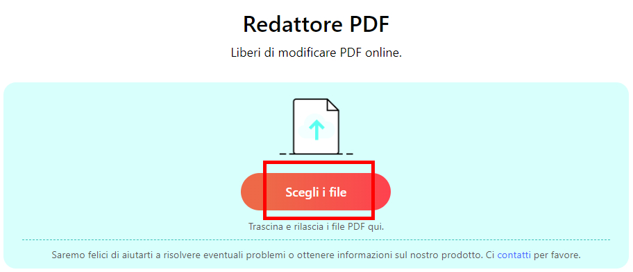 Carica un PDF Online