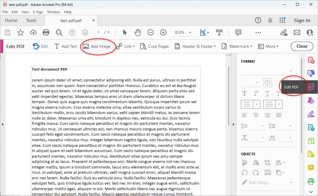 Tambahkan Gambar ke PDF Menggunakan Adobe Acrobat