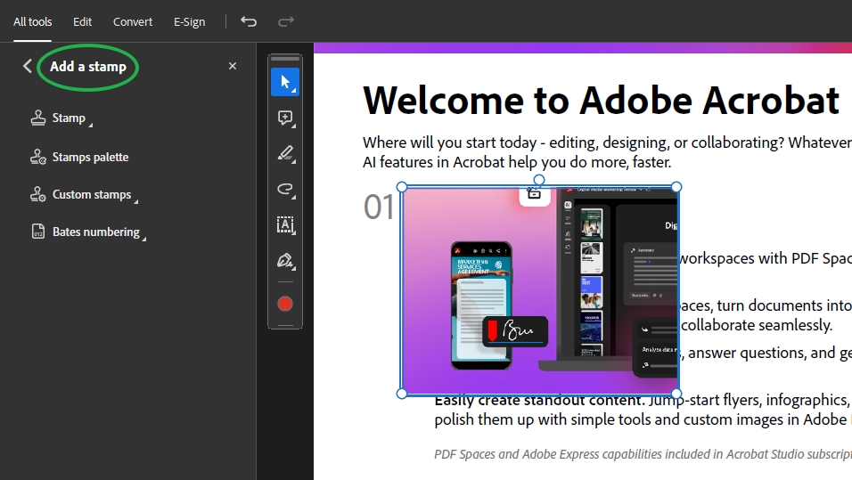 Add Photo to PDF with Adobe Acrobat