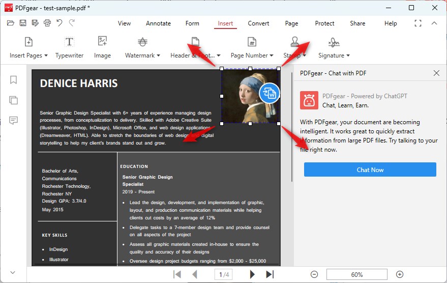 Sesuaikan Gambar yang Disisipkan