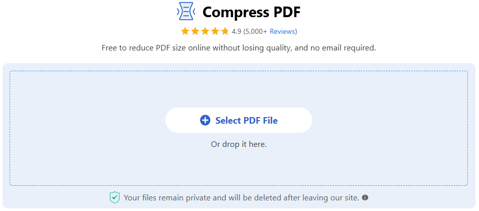 Access PDFgear Online Compressor