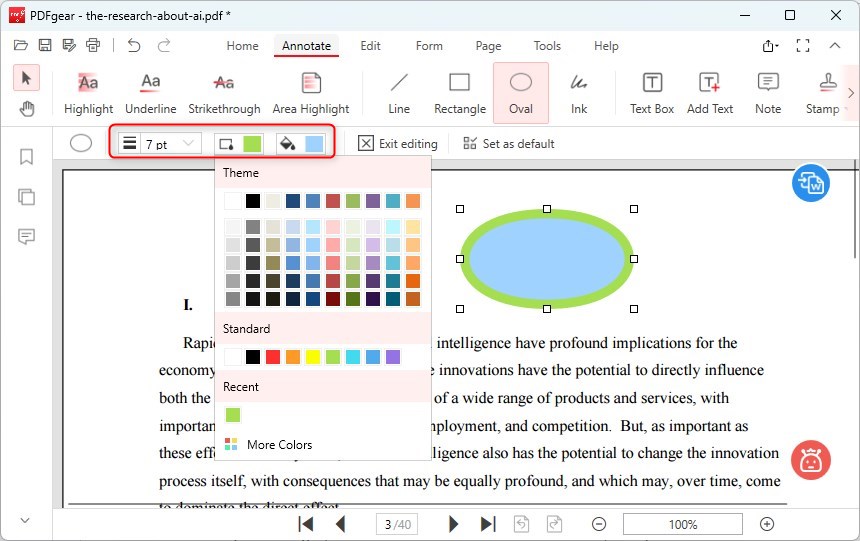 Draw and Customize a Shape