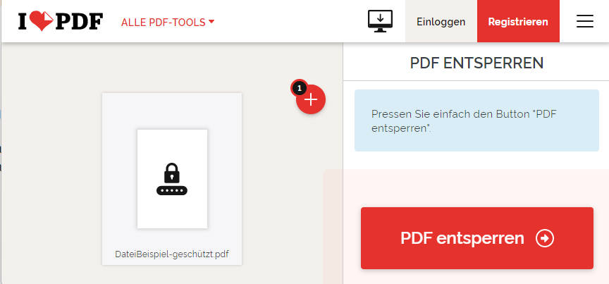geschützte pdf entsperren