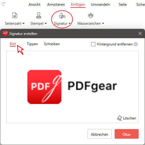 logo als wasserzeichen in pdf einfügen
