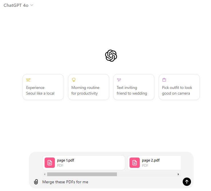 ChatGPTでPDFファイルを結合する