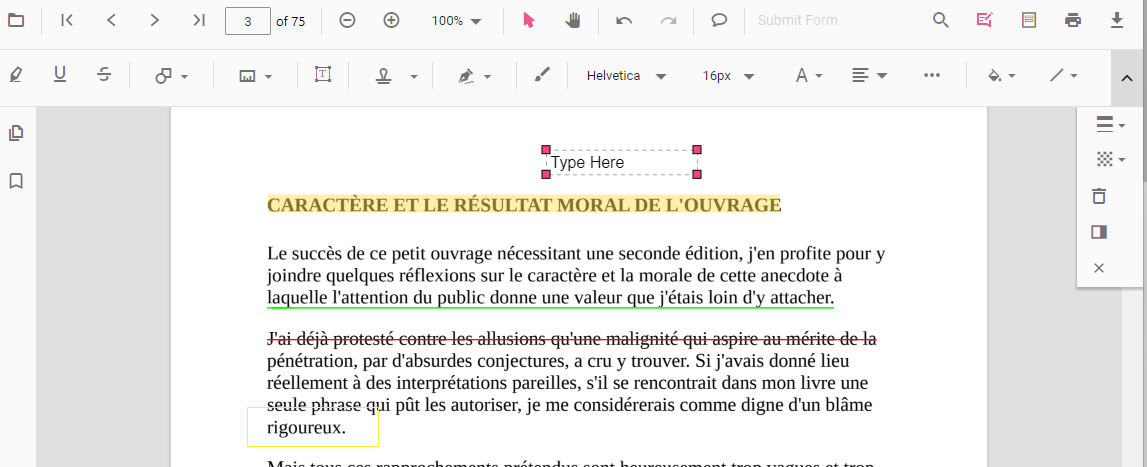 Modifier un PDF en ligne