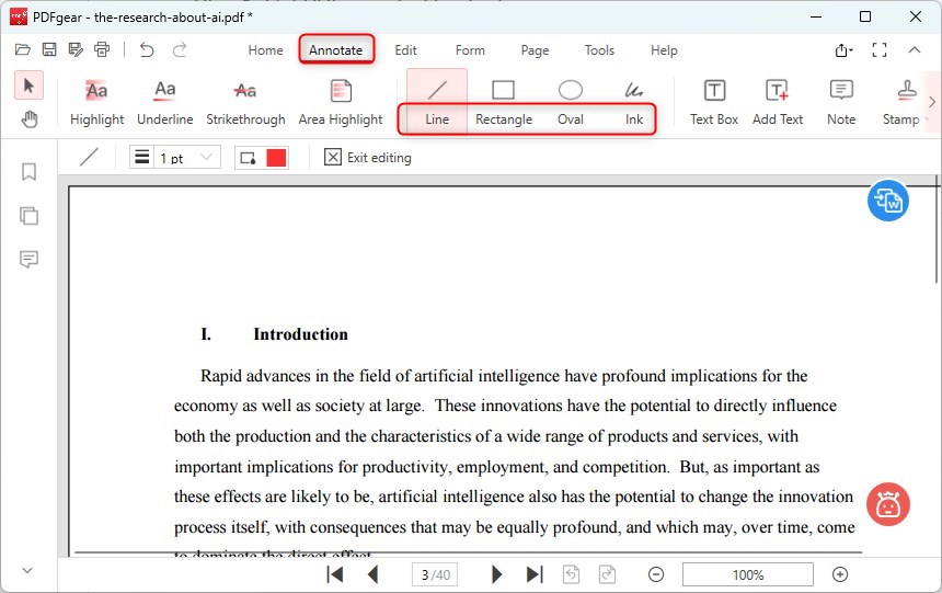 Open the Drawing Tools