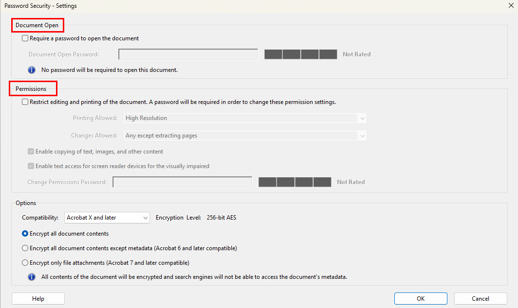 Password Protect a PDF with Adobe Acrobat Pro