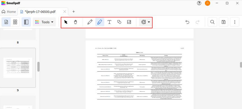 PDF Annotator Smallpdf