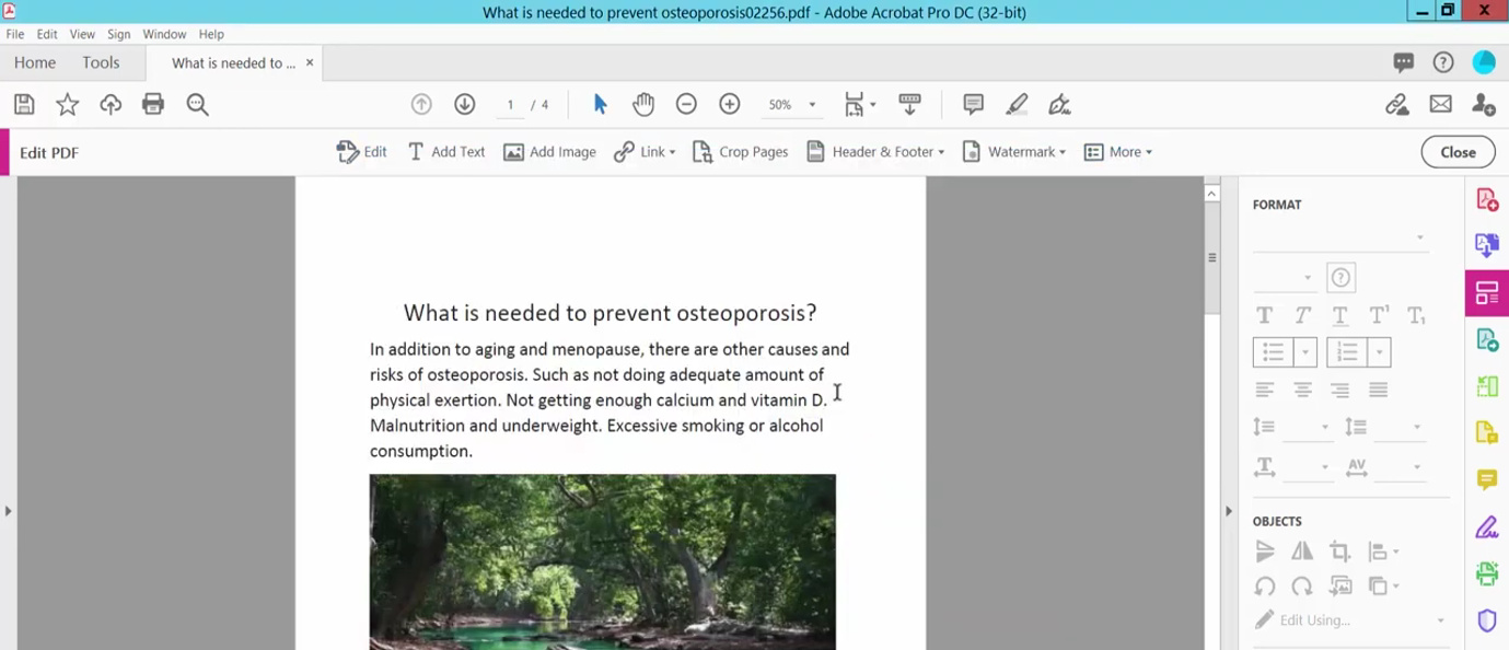 PDF White Background