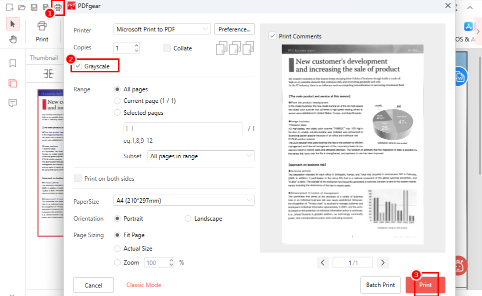 Print in Black and White Instead of Color