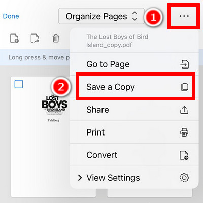 Save the New PDF