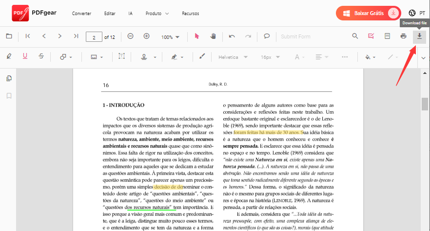 Baixe o arquivo PDF editado online