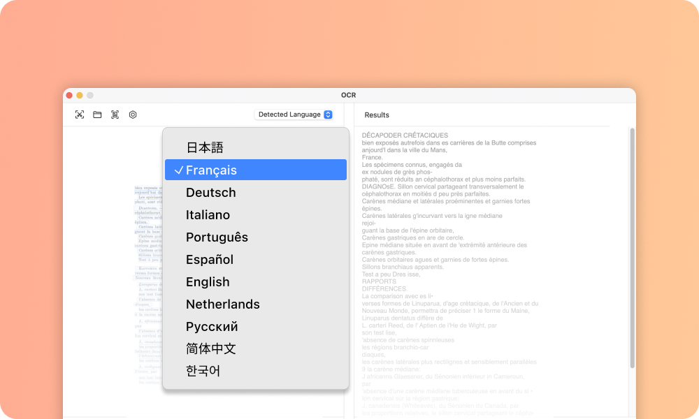 Extensive Language Support